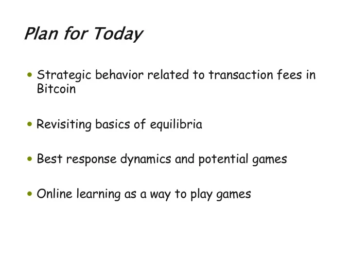 pl plan fo for t today