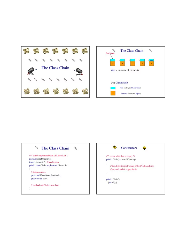 the class chain