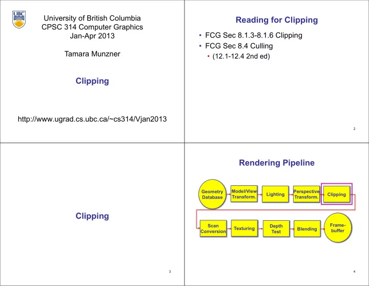 reading for clipping