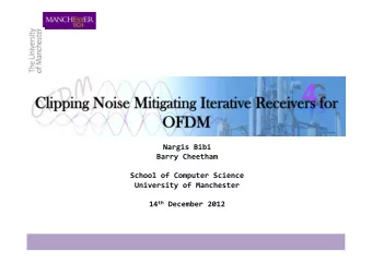 Nargis  Bibi    Barry  Cheetham      School  of  Computer  Science