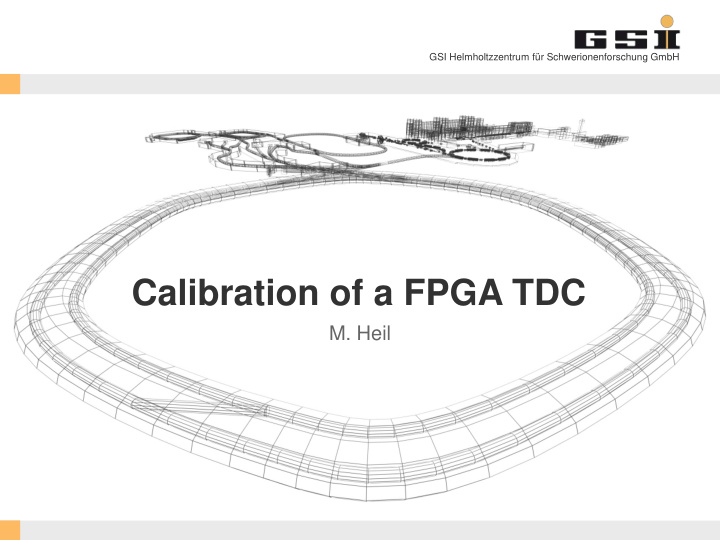calibration of a fpga tdc