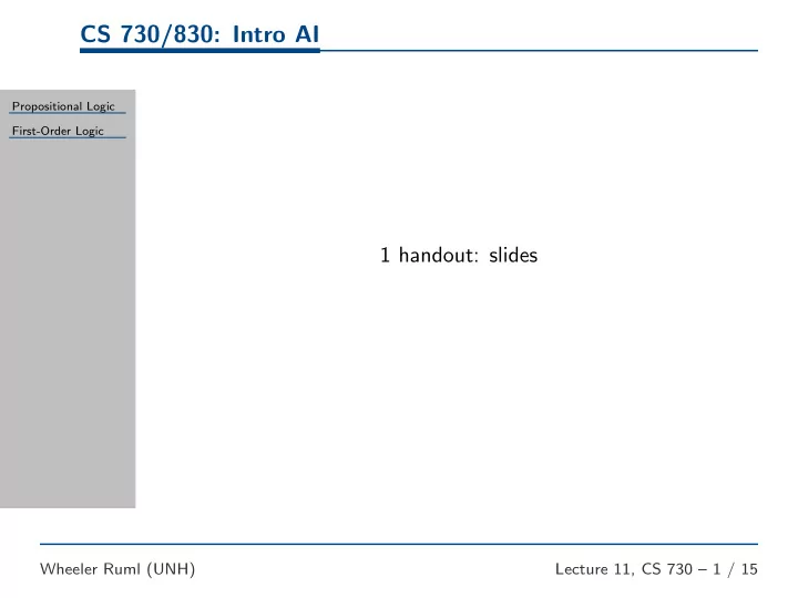 cs 730 830 intro ai
