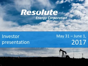 2017  presentation  Page 2  Cautionary statements Statements in this presentation, other than