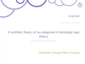 Motivation  Why do I study category theory?   I find category theoretic arguments to be