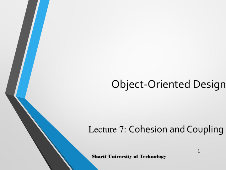 object oriented design