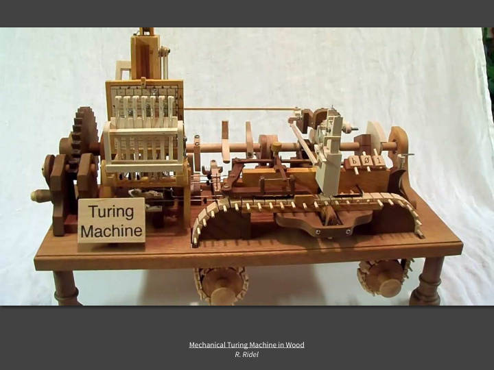 mechanical turing machine in wood r ridel lego turing