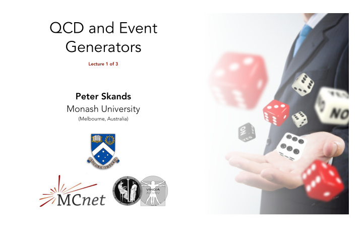qcd and event generators