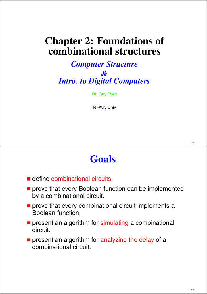 chapter 2 foundations of combinational structures