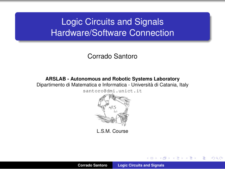 logic circuits and signals hardware software connection