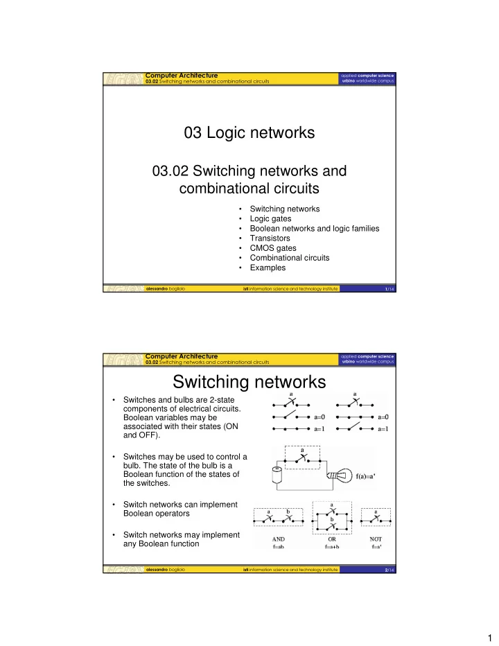 switching networks