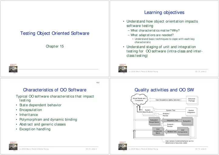 learning objectives