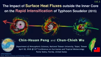 However, would the limitation of surface heat fluxes  always lead to a reduction of TC