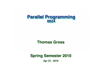 Outline  0024 Spring 2010   14 ::  2   CSP: communicating sequential processes