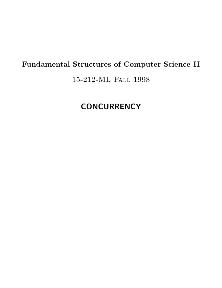 f undamen tal structures of computer science i i 15 212