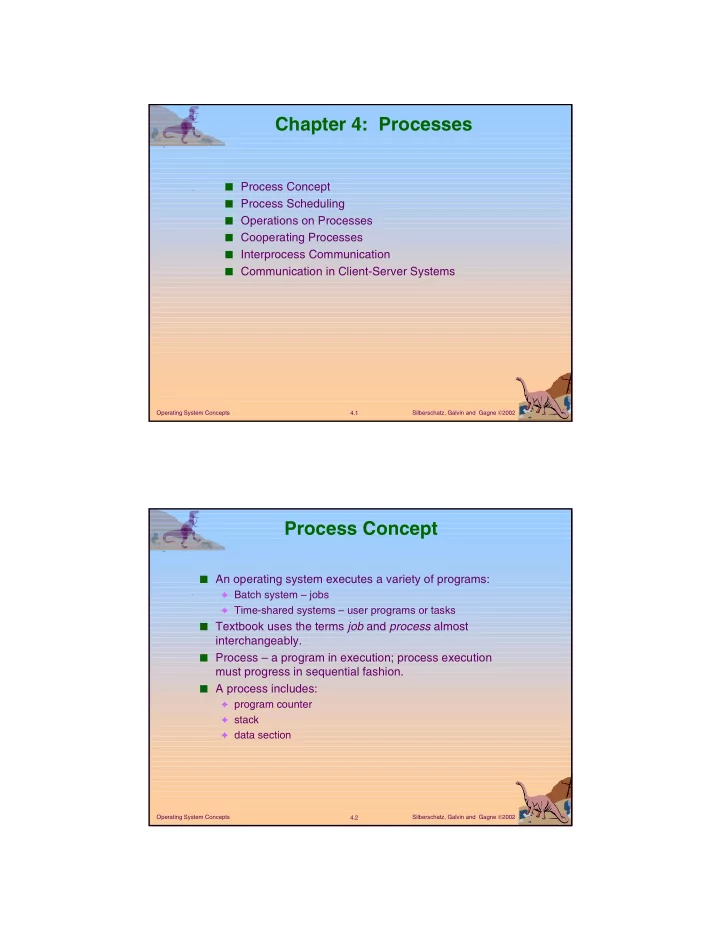 chapter 4 processes