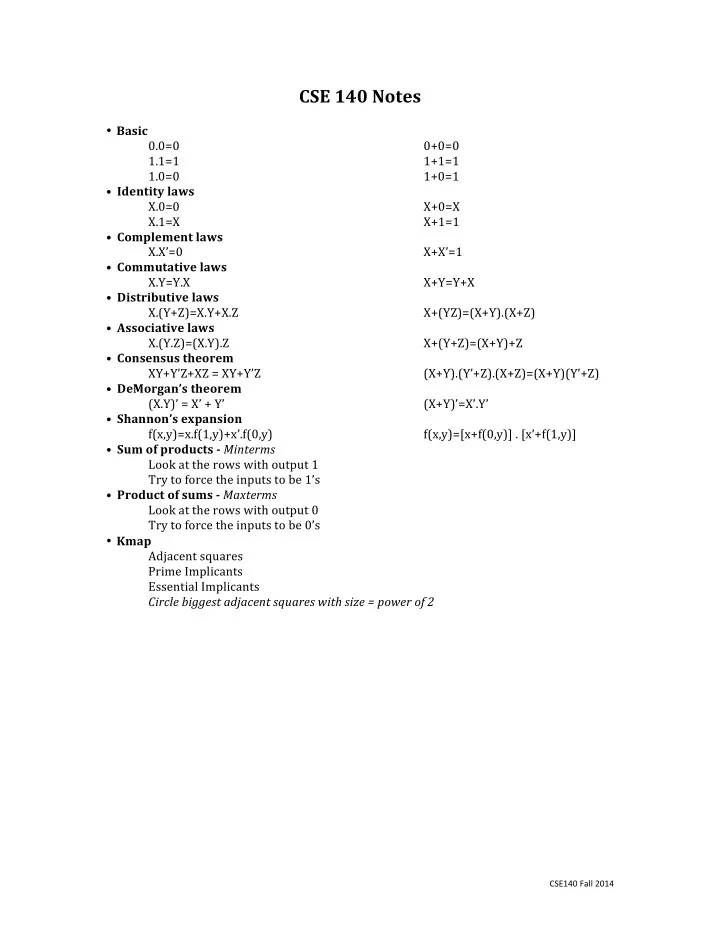 boolean algebra