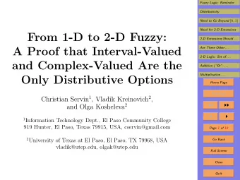From 1-D to 2-D Fuzzy:  2-D Extensions Should . . .  A Proof that Interval-Valued  Are There Other