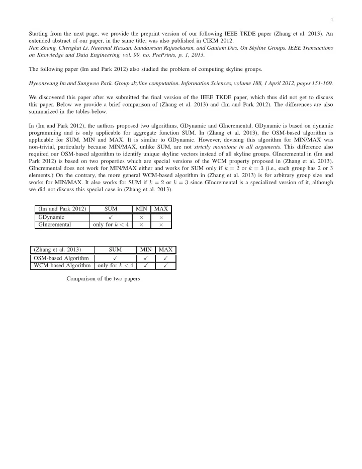 starting from the next page we provide the preprint