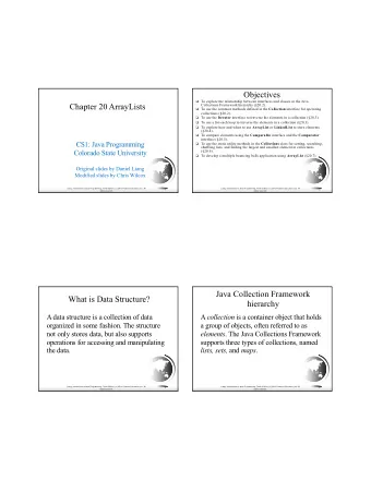 Objectives q To explore the relationship between interfaces and classes in the Java  Chapter 20
