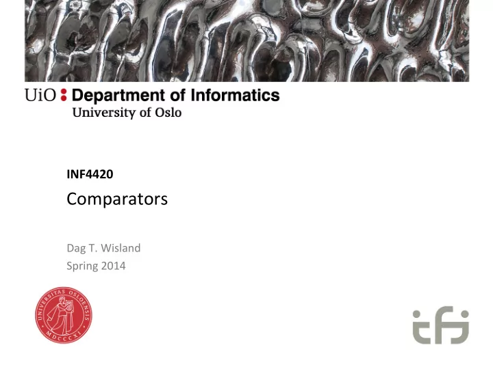 comparators