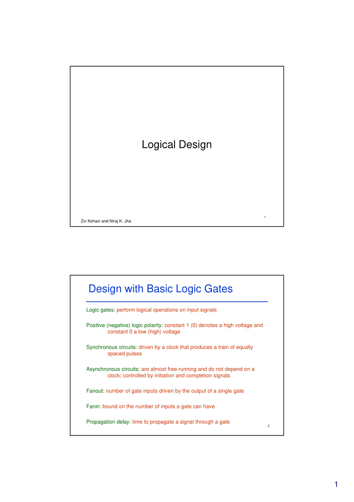 logical design