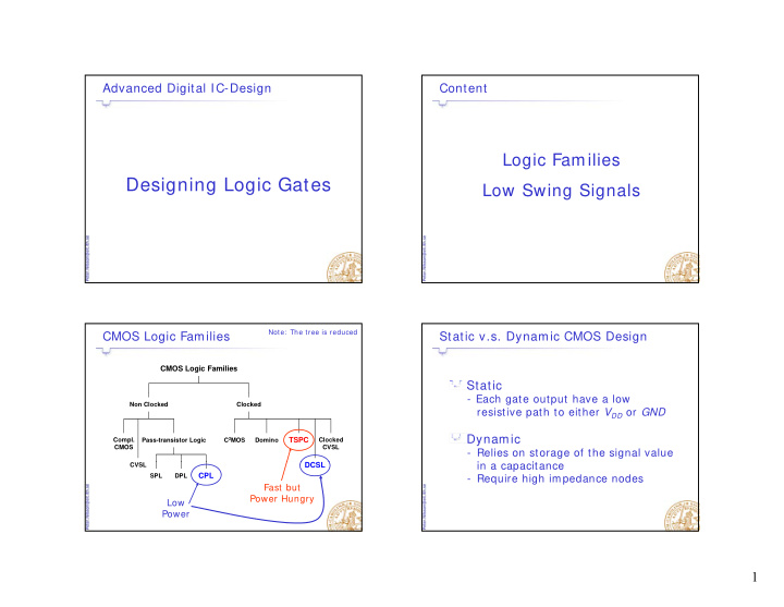 designing logic gates