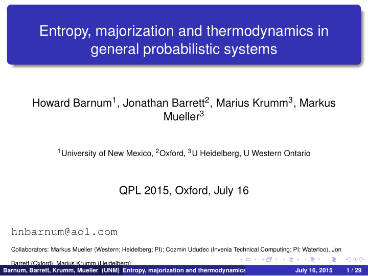 entropy majorization and thermodynamics in general