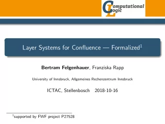 Big Picture  TRS  yes  implement  no  Literature  CSI  maybe    automated confluence of