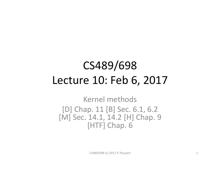 cs489 698 lecture 10 feb 6 2017