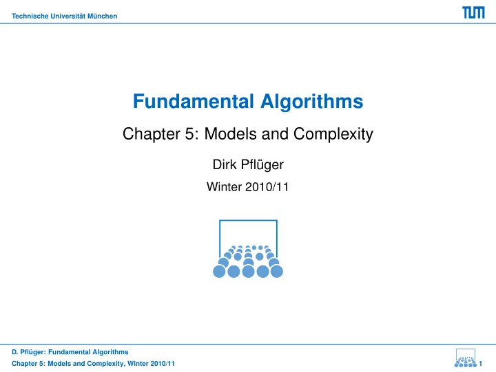 fundamental algorithms