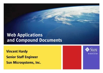 Web Applications  and Compound Documents  Vincent Hardy  We make the net work.  Senior Staff