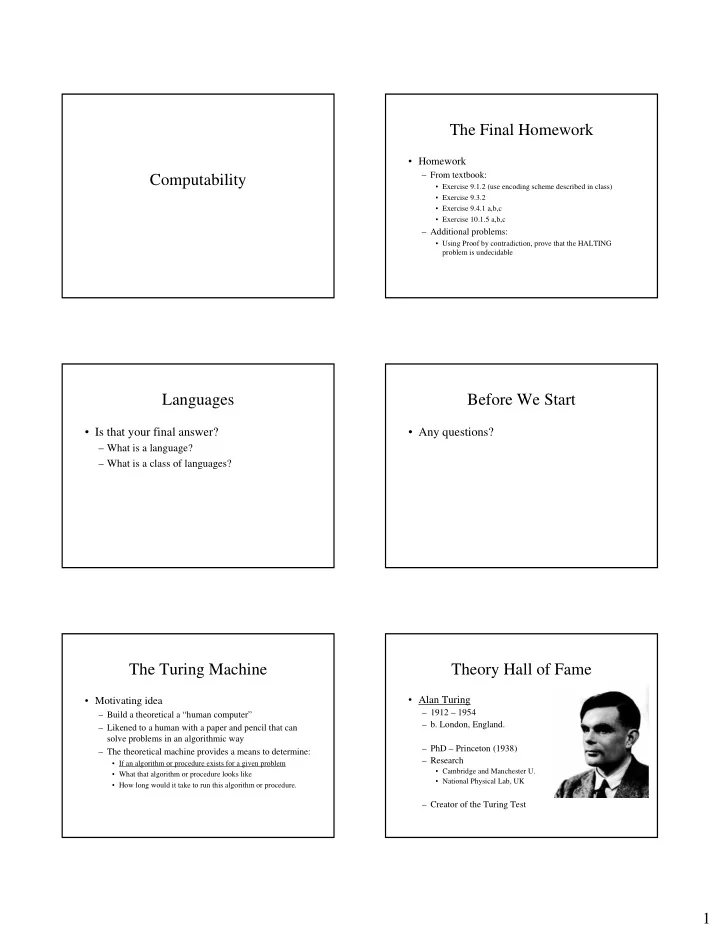 the final homework