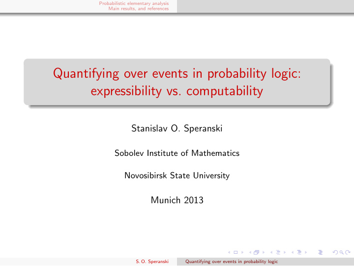 quantifying over events in probability logic
