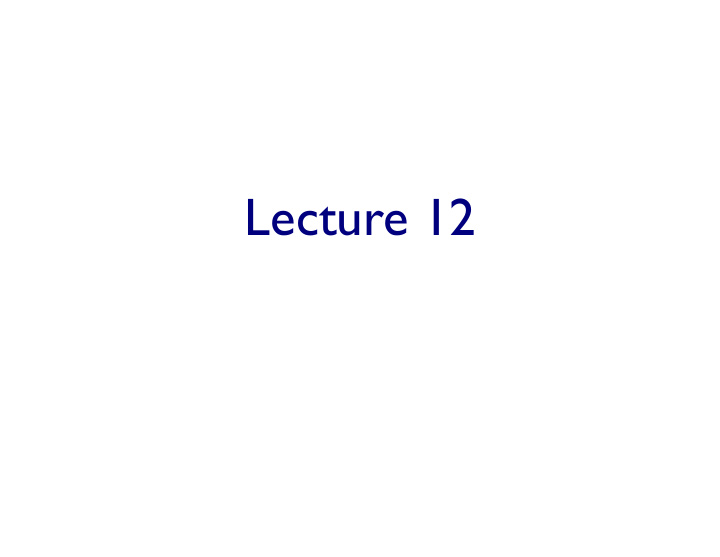 lecture 12 why tm s programs are ok too