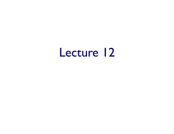 Lecture 12  Why TMs?  Programs are OK too Fix  = printable ASCII  Programming language with
