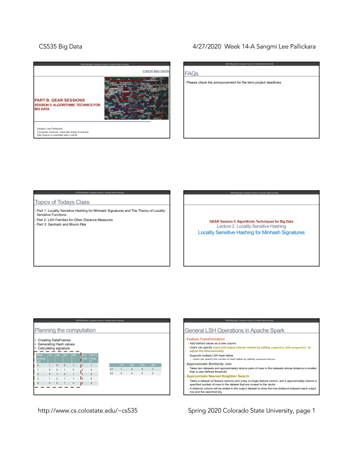 cs535 big data 4 27 2020 week 14 a sangmi lee pallickara