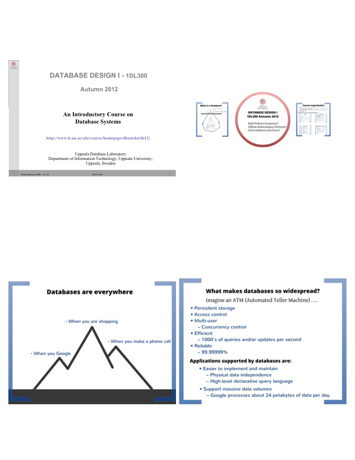 introduction to database technology