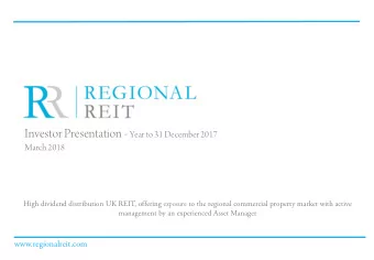 Agenda and Presentation Team  Stephen Inglis  Chief Executive Officer  Headlines  London and