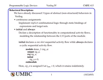 UMBC  A  B  M  A  L  T  F  O  U  M  B  C  I  M  Y  O  R  T  1  (10/24/05)  I  E  S  R  C  E  O  V