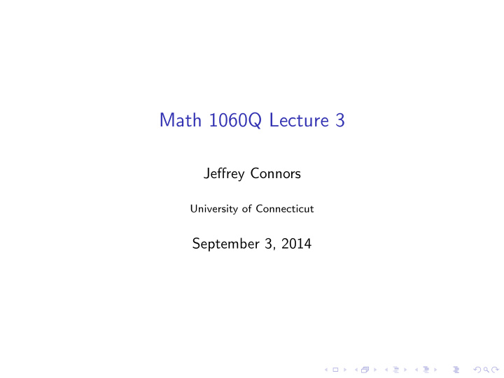 math 1060q lecture 3