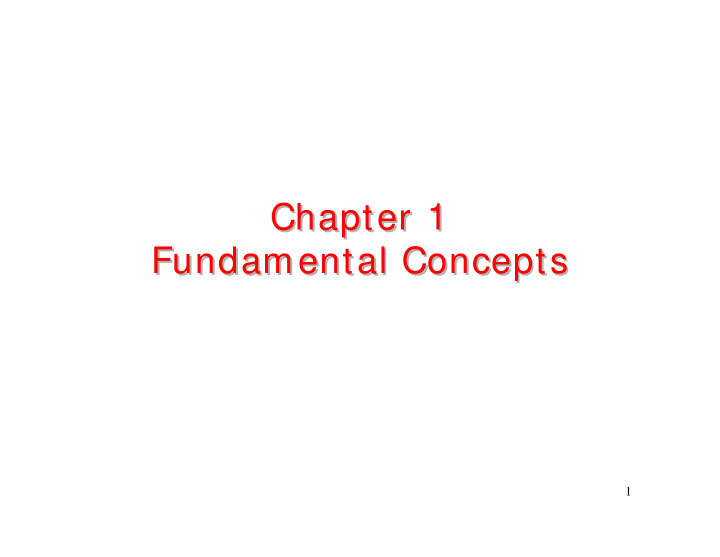 chapter 1 chapter 1 fundamental concepts fundamental