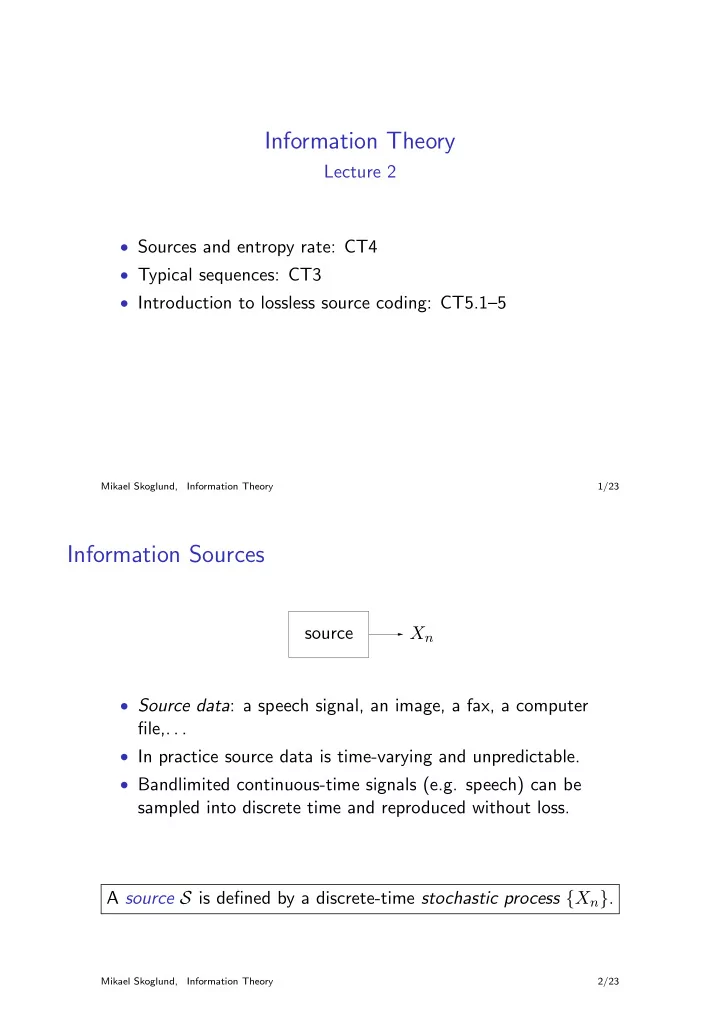 information theory