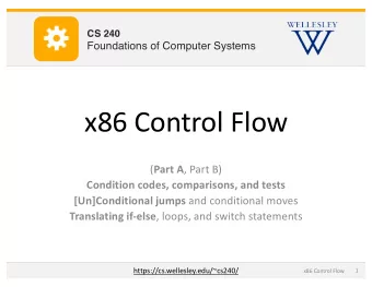 CS 251 Fall 2019  CS 240  Principles of Programming Languages  Foundations of Computer Systems