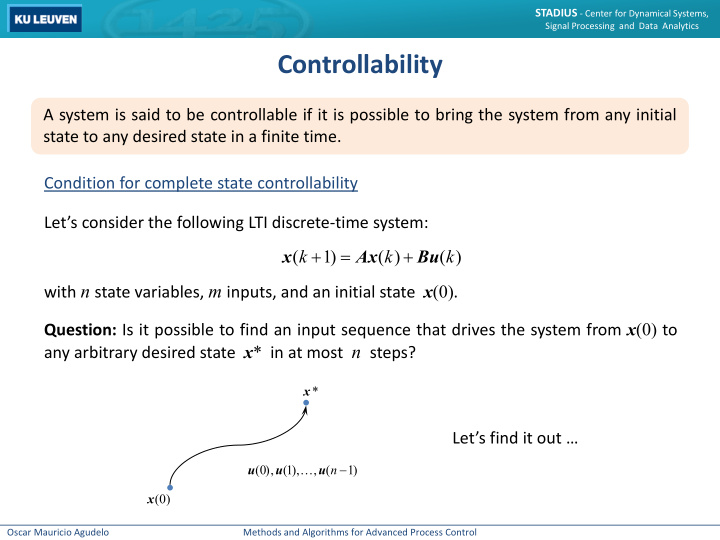 controllability
