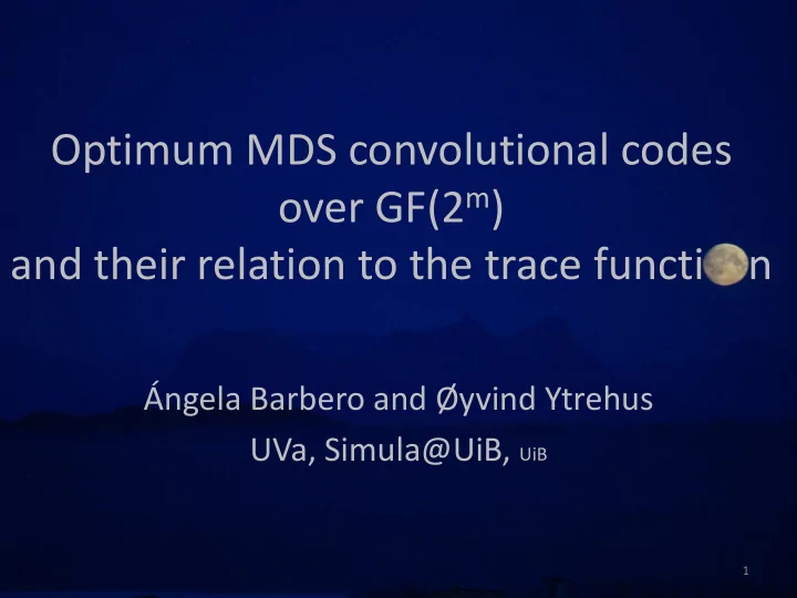 optimum mds convolutional codes over gf 2 m and their