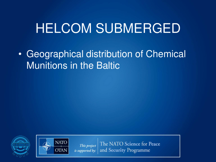 helcom submerged