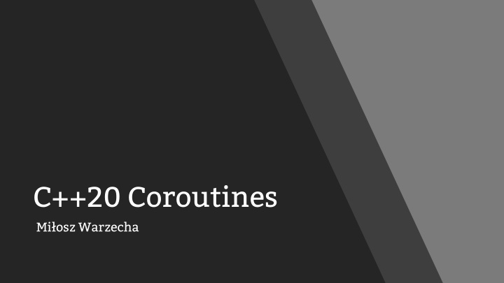 c 20 coroutines