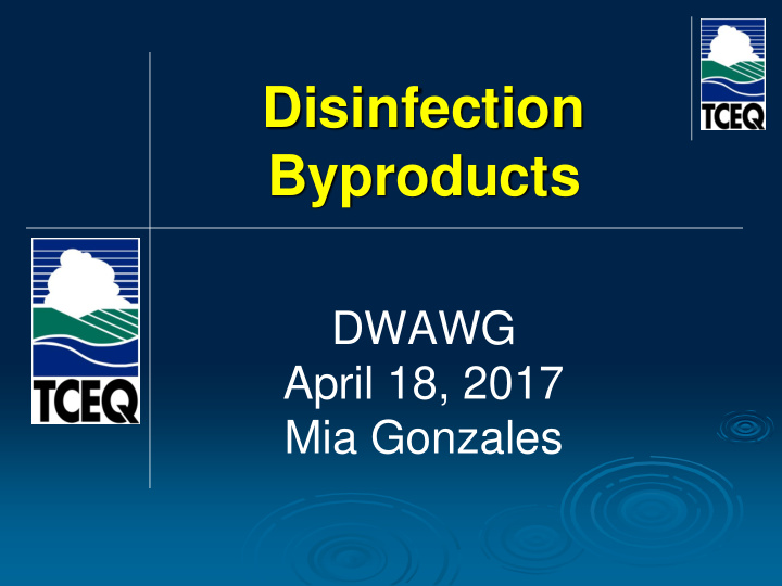 disinfection