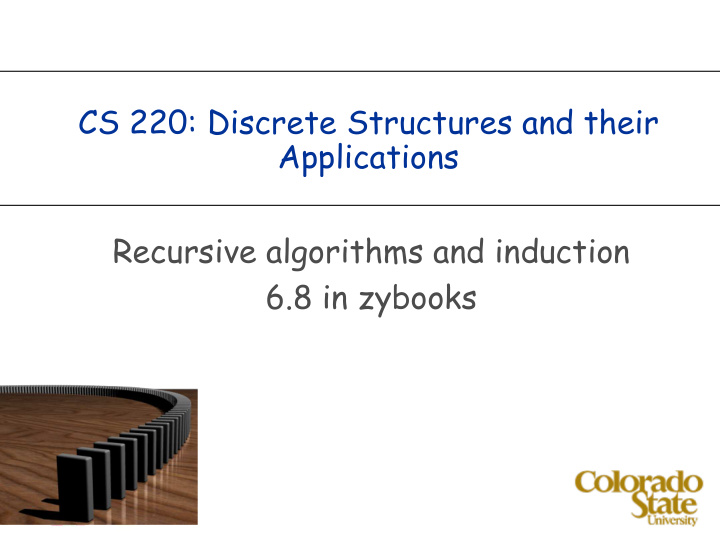 cs 220 discrete structures and their applications