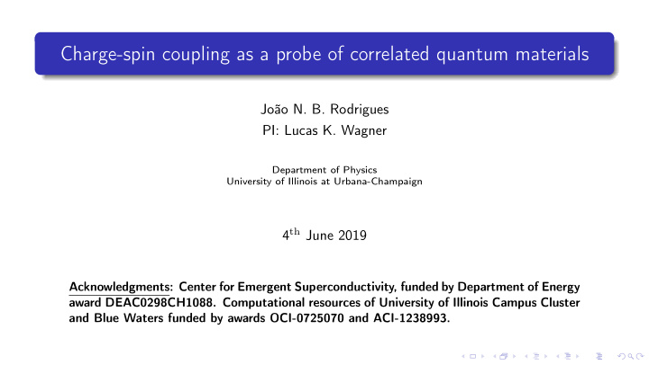 charge spin coupling as a probe of correlated quantum